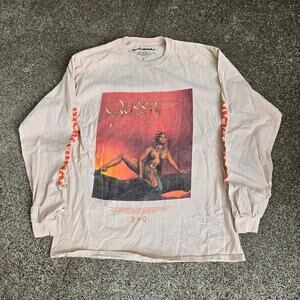 Vtg Y2k NICKI MINAJ Queen Album Graphic Hip Hop Rap Longsleeve Tee Shirt Lg